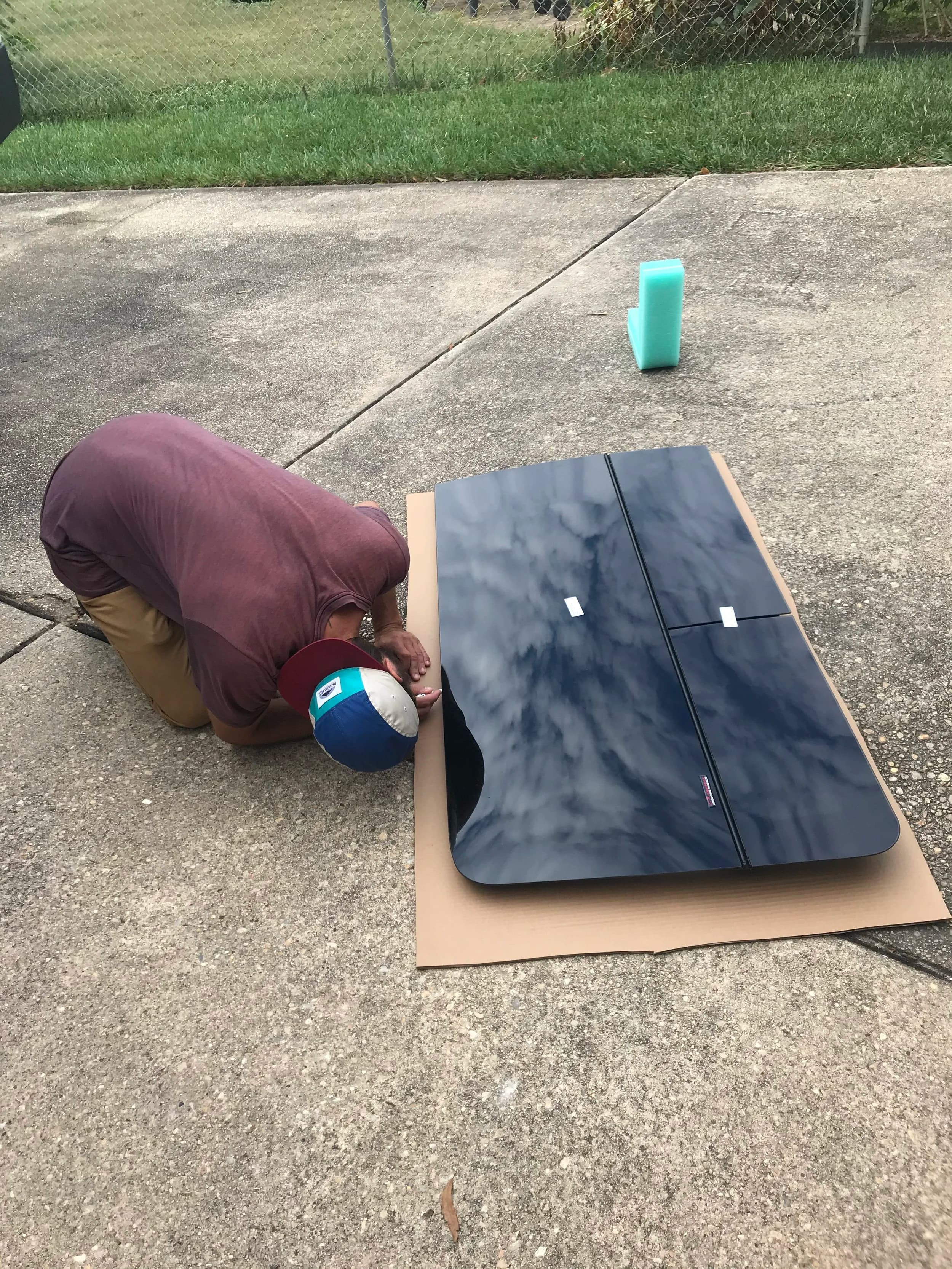 Installing side window for natural light and ventilation